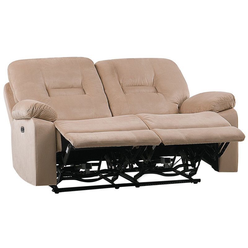 Aldea 2 Seater Electric Reclining Velvet Sofa, Beige