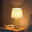 Lampe de table en bambou naturel naturel pour le salon, la chambre à coucher-106858230