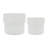 Mushroom Set of Three Ceramic Planters - 10" x 10" x 9"-1984386904