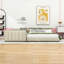Yoli Queen Size PU Upholstered Platform Bed with Slats-1735397523