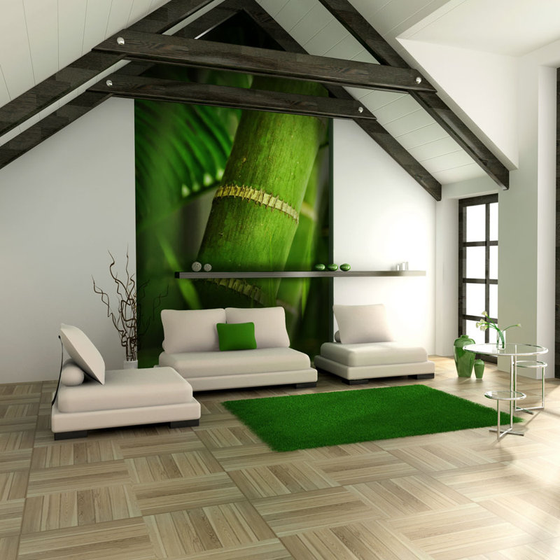 Bamboo Detail 2.31m x 300cm Wallpaper, 400 cm x 309 cm