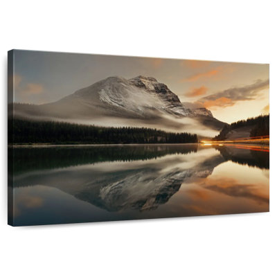 Lac Alvord au coucher du soleil