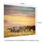 PHBurchett «Sunkissed Horses I», art en lattes de bois-86785644
