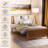  Twin Size Wood Platform Bed With Headboard, Footboard And Wood Slat Support, Twin Bed, Wood Bed-43865452