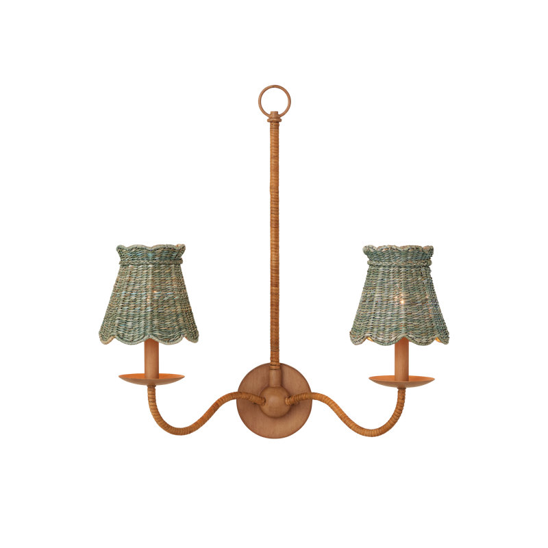 Annabelle Tapered Chandelier Shade, Teal