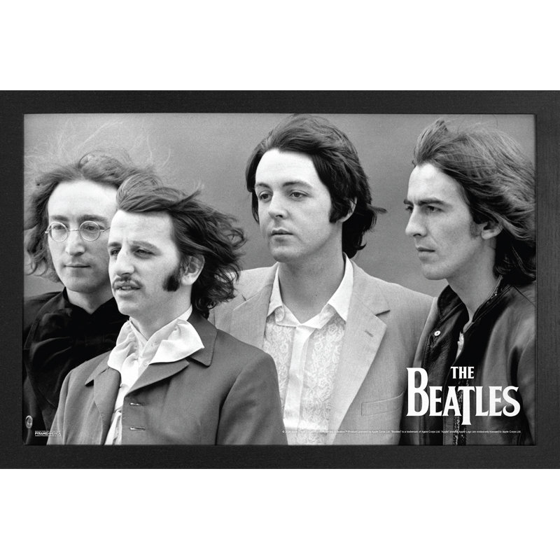 The Beatles - Group (1968), impression encadrée 11 x 17