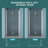 34"W X 72"H Fold Frameless Shower Door With Tempered Glass, 1/4" (6 Mm)-123404364