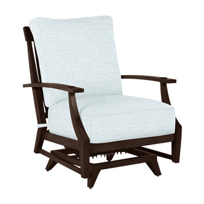 Croquet Aluminum Spring Lounge - Mahogany