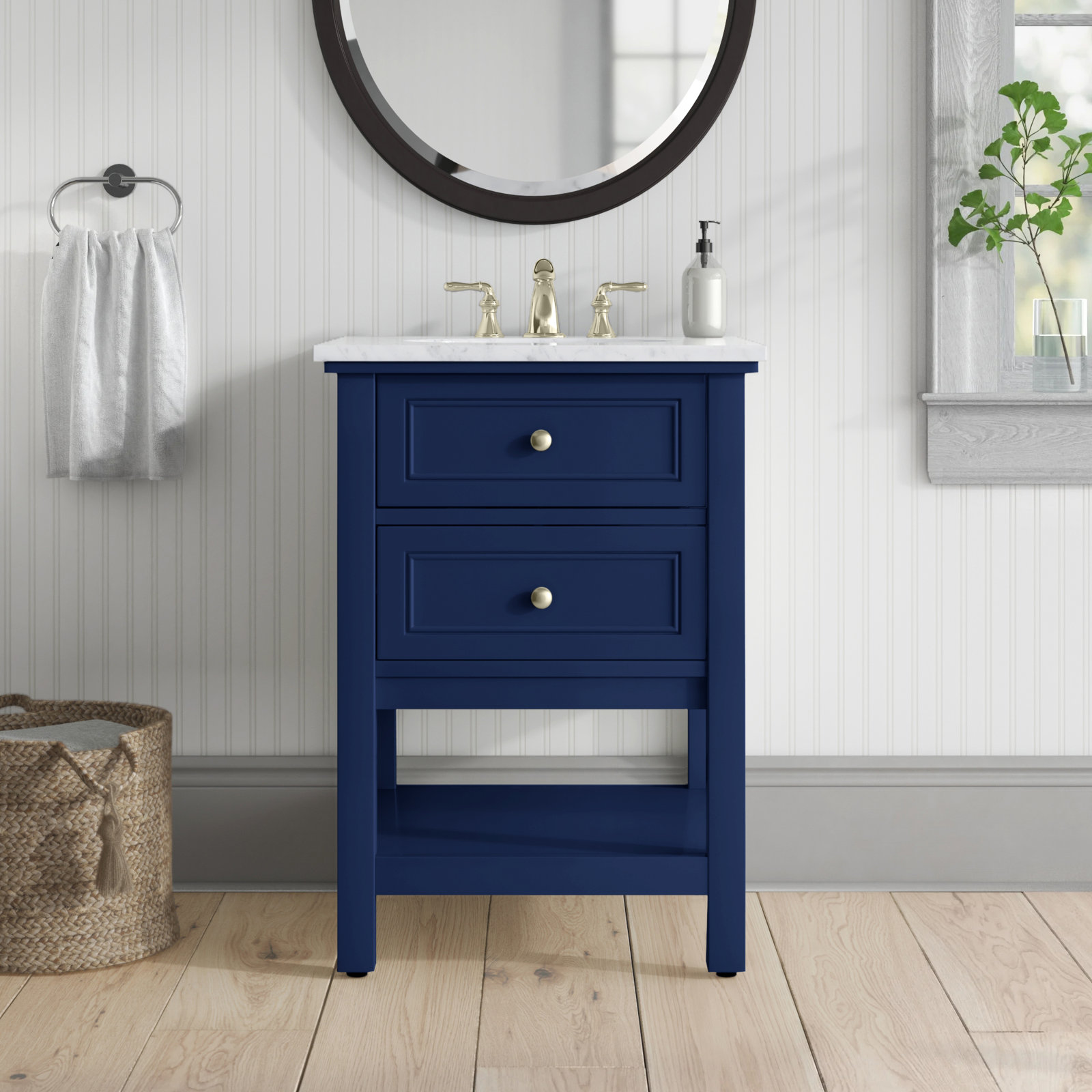 Bonsai 24'' Single Bathroom Vanity, Blue