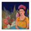 « frida a casa azul revisitated », reproduction sur toile tendue-31356033