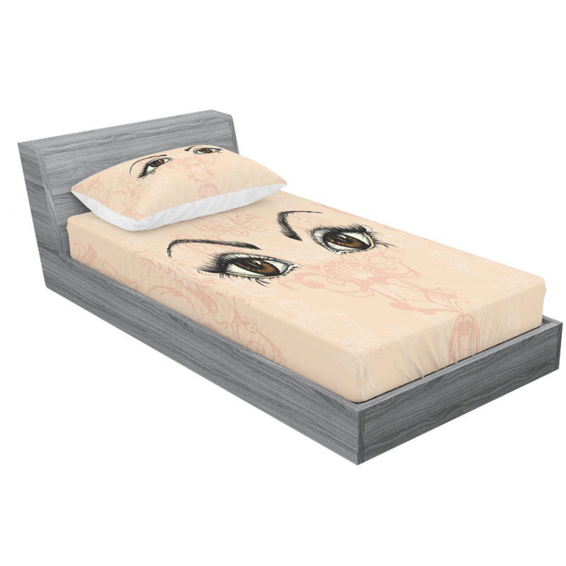 Eyelash Microfiber Sheet Set, Twin XL Sheet Set with Fitted Sheet