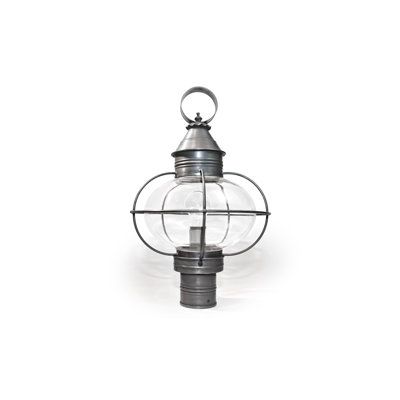 Onion 1 -Light Outdoor Post Lantern 