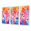 «Pink Blue Aquariums Bubbles I» - Ensemble de décorations murales aquariums-2050383611-2050383610