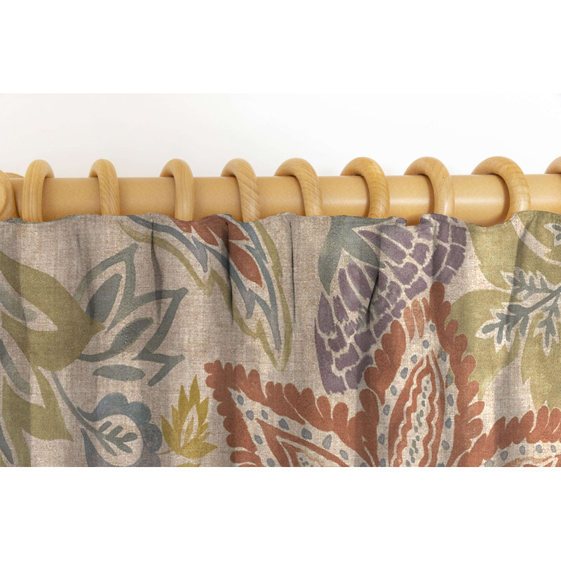 Gastonia Polyester Room Darkening Curtain Pair, Width  228 x Drop  228 cm