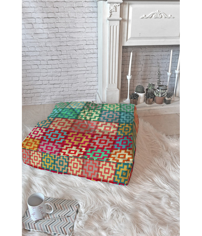 Sharon Turner Marrakech Floor Pillow, 23" H x 23" W x 6" D