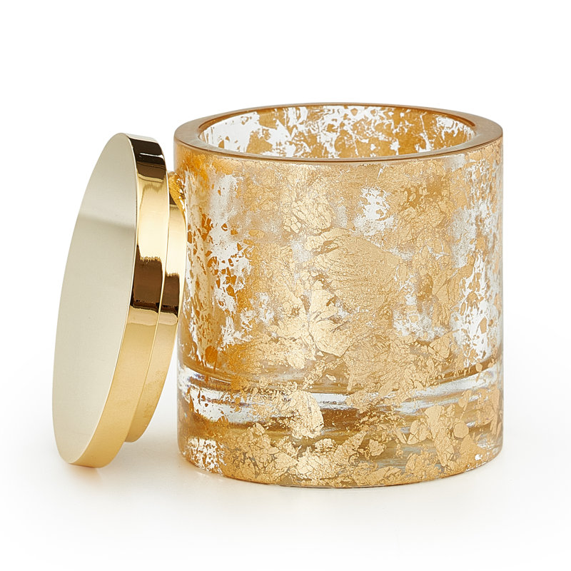 Lydia Silver Canister, Gold