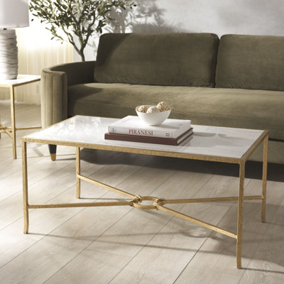 Markley Forged Metal Rectangle Coffee Table