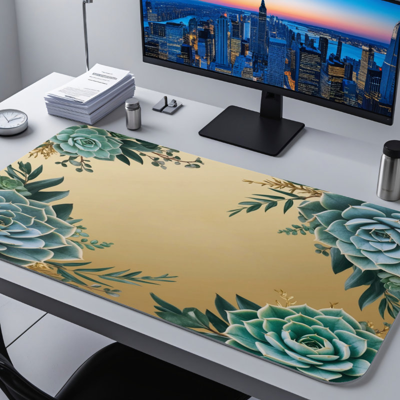 Polyester Desk Pad, 23.6x13.8