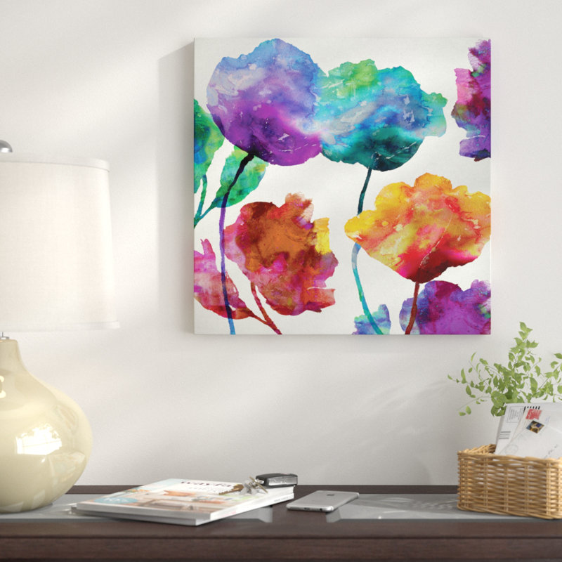 «In Full Bloom I», reproduction d'art sur toile, H 12 po x l 12 po x P 1,5 po