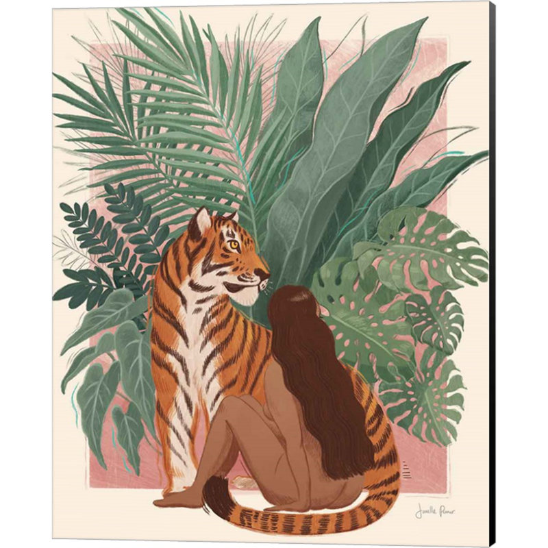 «Majestic Cats» par Janelle Penner, ensemble de 2 impressions sur toile tendue