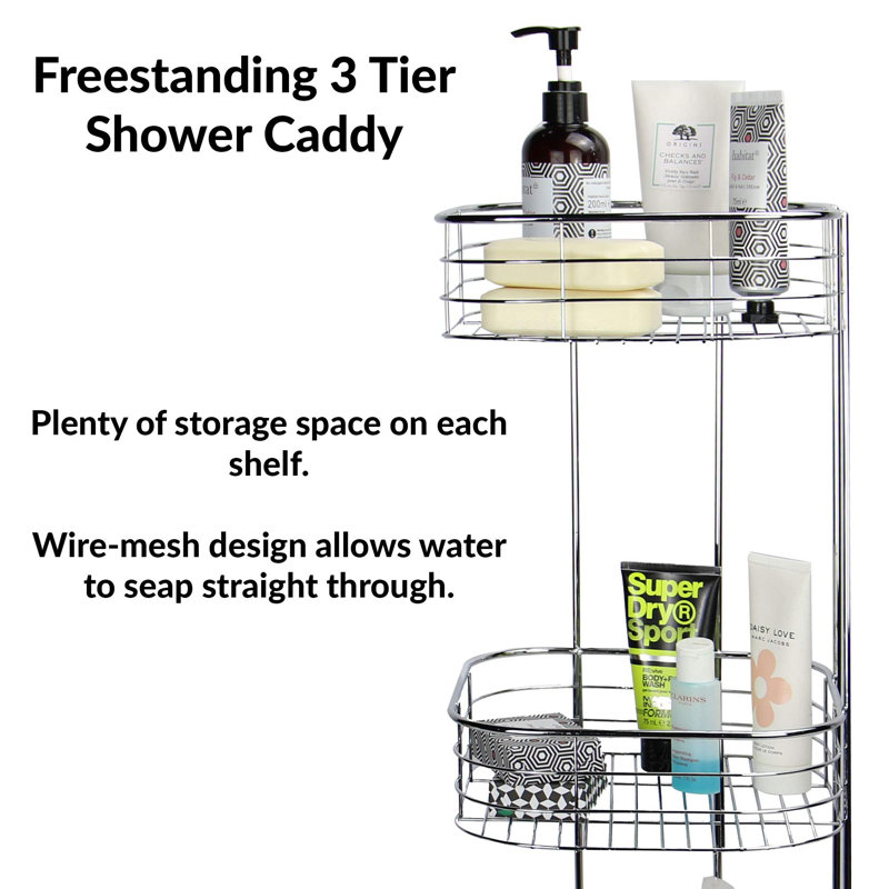Metal Freestanding Bathroom Shelves