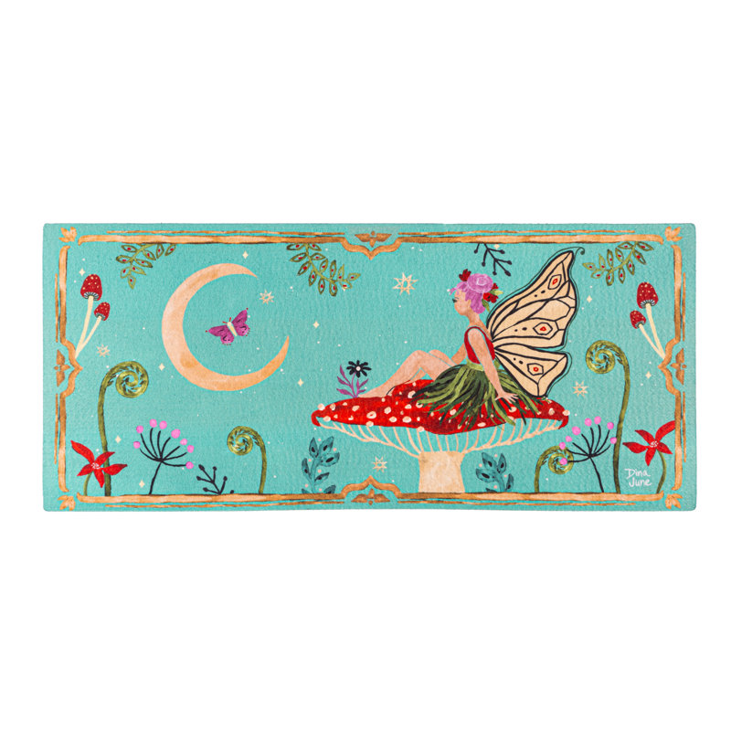 Jenavieve Non-Slip Outdoor Doormat