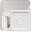 Tuile de plafond en polystyrène à collage romane 1,6 pi x 1,6 pi Romanesque Wreath-117985829