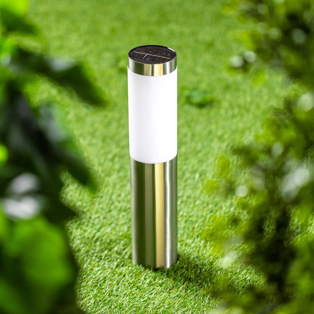 Borhane 11cm H Solar Powered Outdoor Wall Lantern