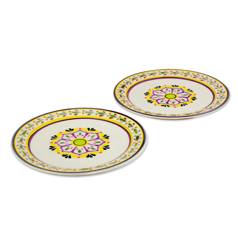 Assiettes à manger 11" lavande majolica Mcmullan