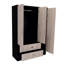 Armoire à miroir, chambre à coucher
