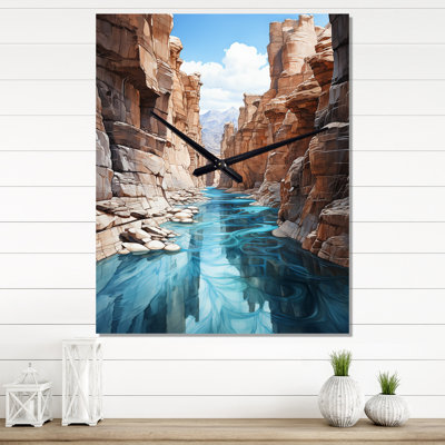 Horloge murale Canyon Endless Journey
