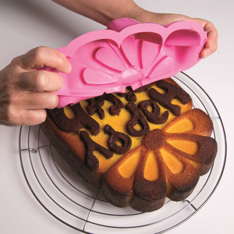 Moulure joyeux anniversaire anti-adhérent cuisivin Pavoni
