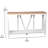 Adharsh 52'' Marble Top Console Table-860598044