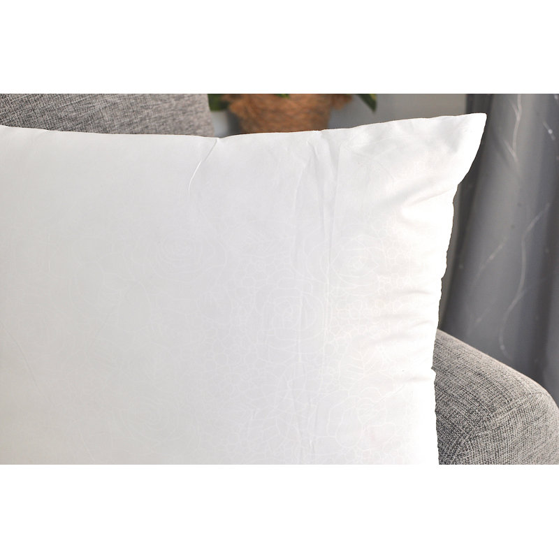 Solid Reversible Pillow Insert, Poly Fiber, 16"H x 16"W