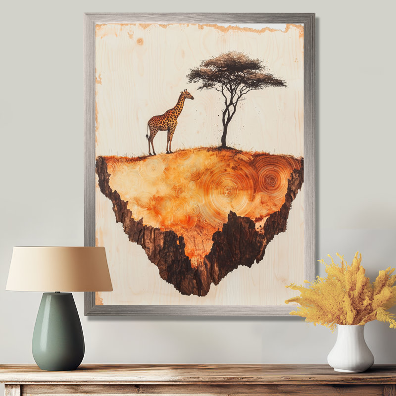 Gentjan - animaux, impressions sur toile, Argent argent, H 32 po x l 24 po, Framed Print without Mat