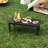 5-piece Hdpe Adirondack Patio Furniture Set - 4 Stackable Chairs & 1 Large Side Table, All-weather, Uv Resistant-77821522
