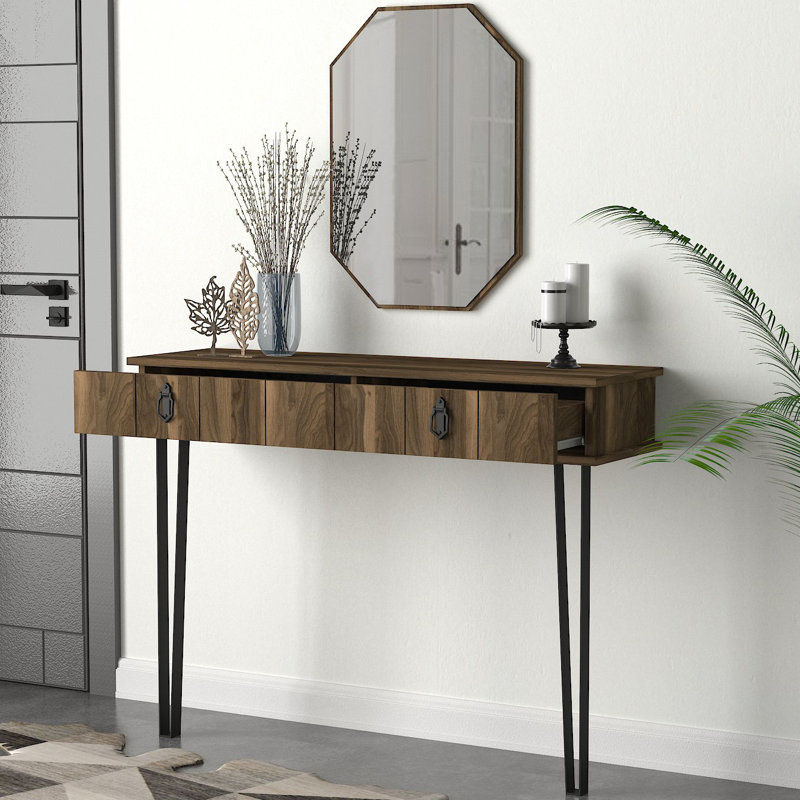 Swatzell Dressing Table with Mirror