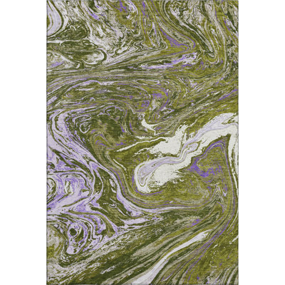 Premium Machine Washable Cossette AMF1061 Abstract Rug