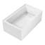 Baignoire d'angle en alcôve rectangulaire rectangulaire en acrylique 60 pouces Kingston Eden-93574721