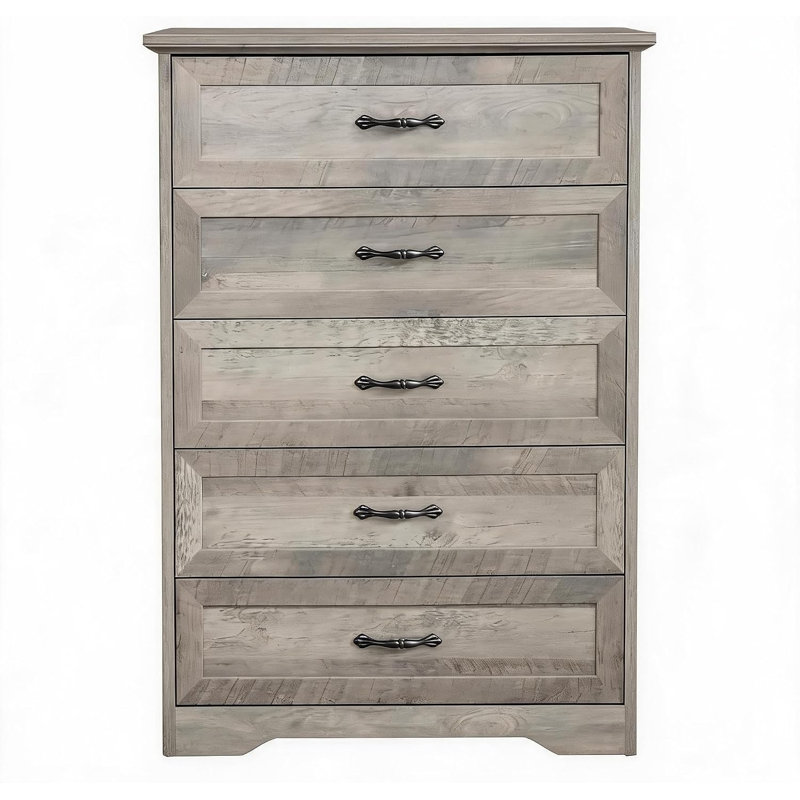 115 cm W Chest of 5 Drawers