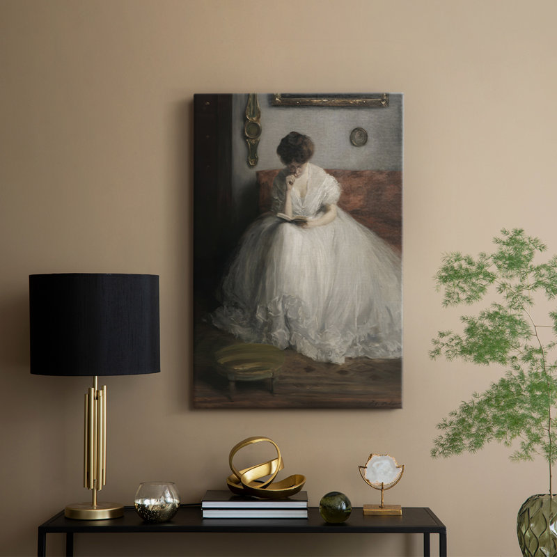 Impression de portrait rétro Cxxviii - galerie enveloppée de cavas, H 27 po x l 18 po