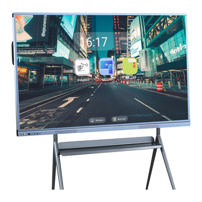 JYXCN Smart Board All-in-One Touch Screen, Interactive Whiteboard with Dual System & Cloud Sharing - Great for Classroom, Office & Presentations?