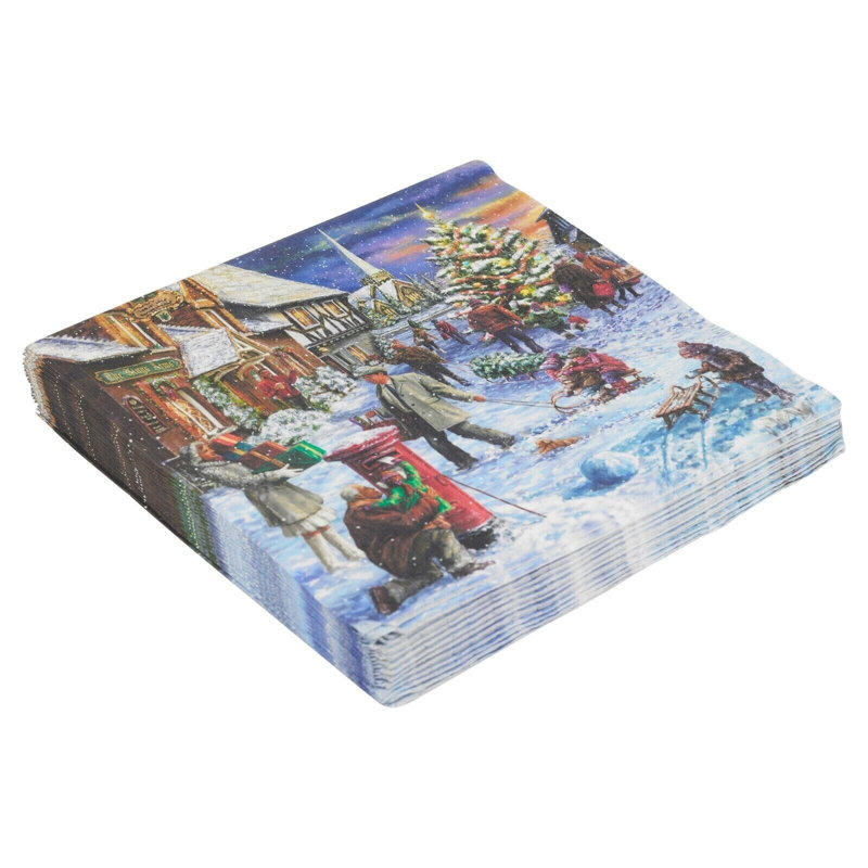 Zanna Paper Christmas Square Napkin