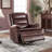 35.8'' Wide Classic Faux Leather Swivel and Glider Manual Recliner-1290568838