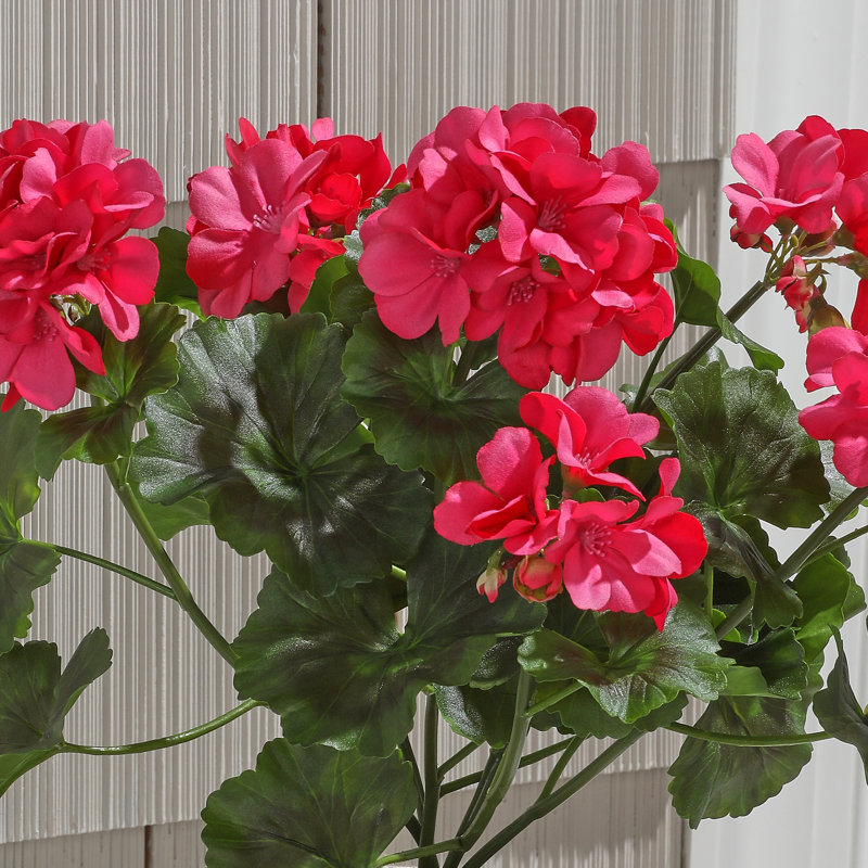 Buisson géranium 17 po UV Natural Touch, Rose millennial