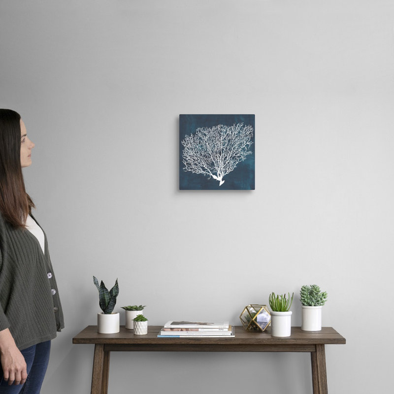 «Inverse Sea Fan II», art mural sur toile, Toile tendue, H 12 po x l 12 po x P 1 po