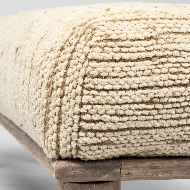 Chrissy Polyester Upholstered Bench