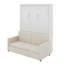 Lit escamotable double pleine grandeur avec coussin-260108444-260108445