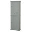 Grande armoire de rangement pour salle de bain, armoire de rangement autoportante avec tiroir et tablette réglable-1391395888