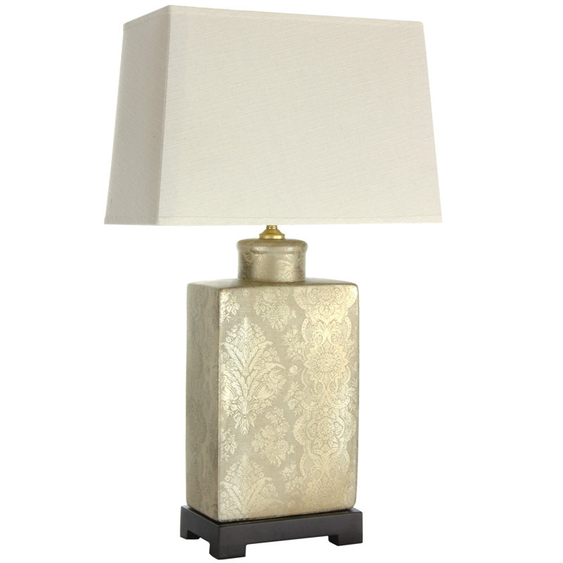 Finch in the Blossoms 24" Table Lamp